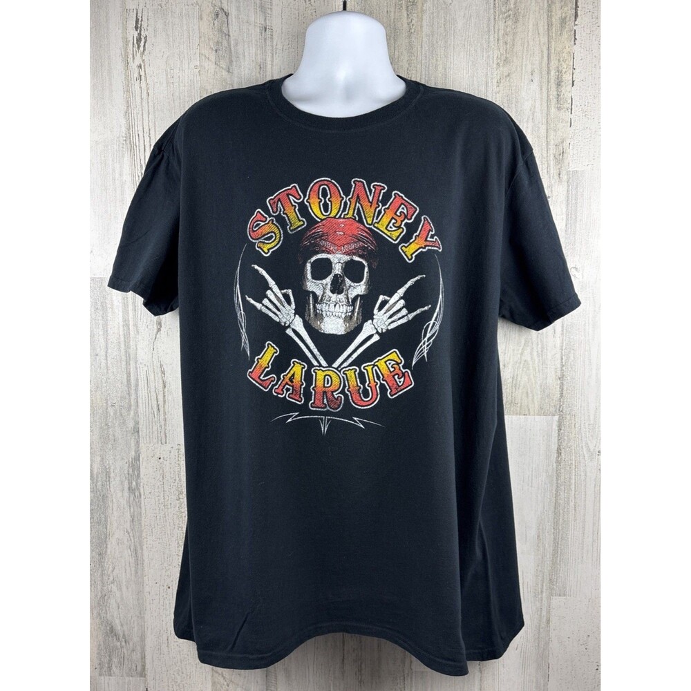 Stony LaRue Skeleton Skull T-Shirt 2XL (25”x30”)